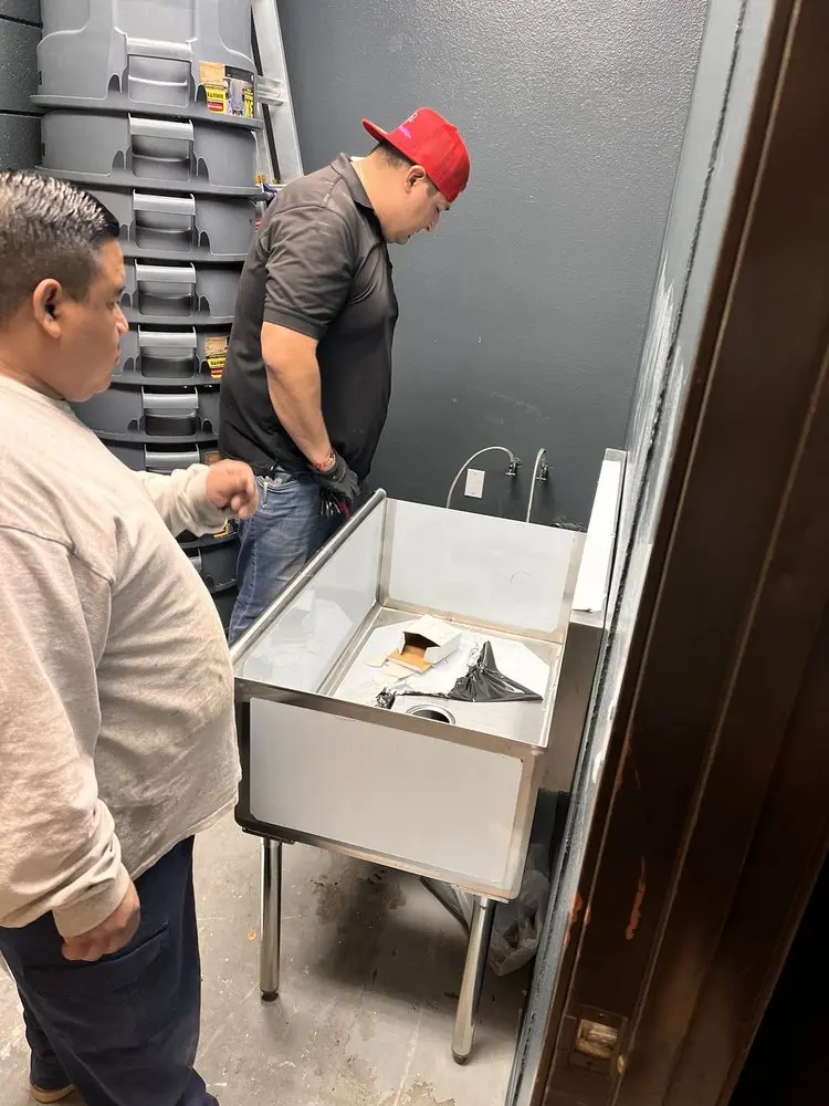 Commercial plumbing and sink installation in Southwest Rancho Cucamonga